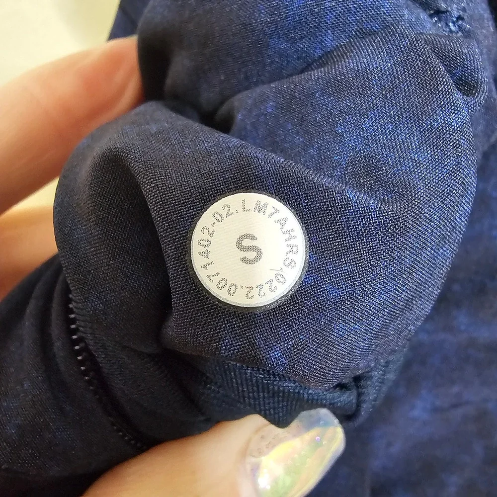 Lululemon THE Short 7 Linerless Gravel Dust True Navy Multi  Mens Small